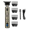 Electric Hair Clippers Barber Clippers Digital USB Chargingfor Men (Skull) 2