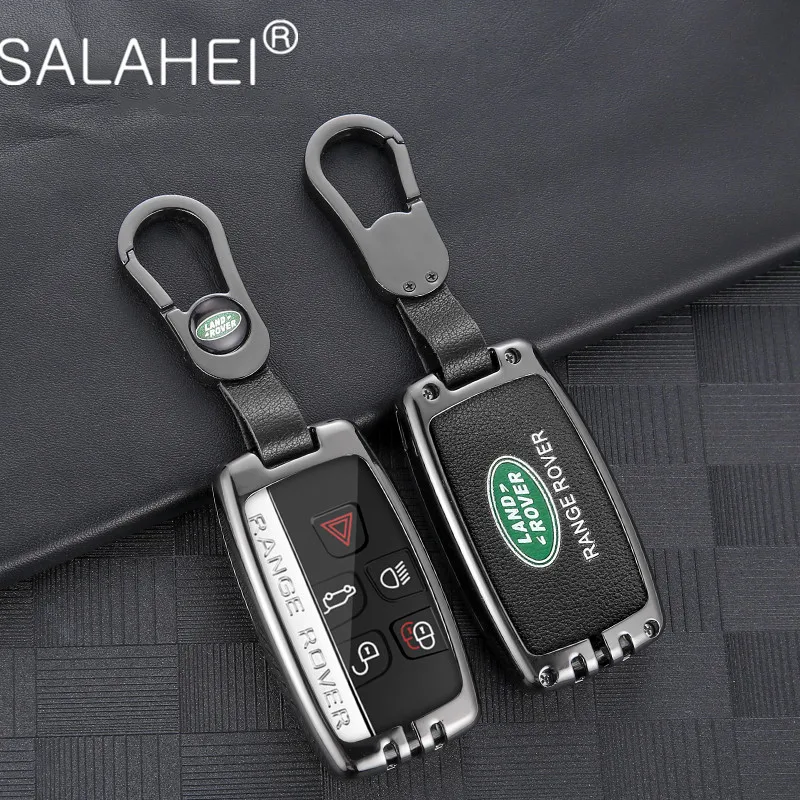 Custodia Telecomando Auto 5 Pulsanti In ABS E Metallo Per Land Rover Range Rover Sport Evoque Discovery 4 (2 Pezzi) - Guscio Sostitutivo - 6