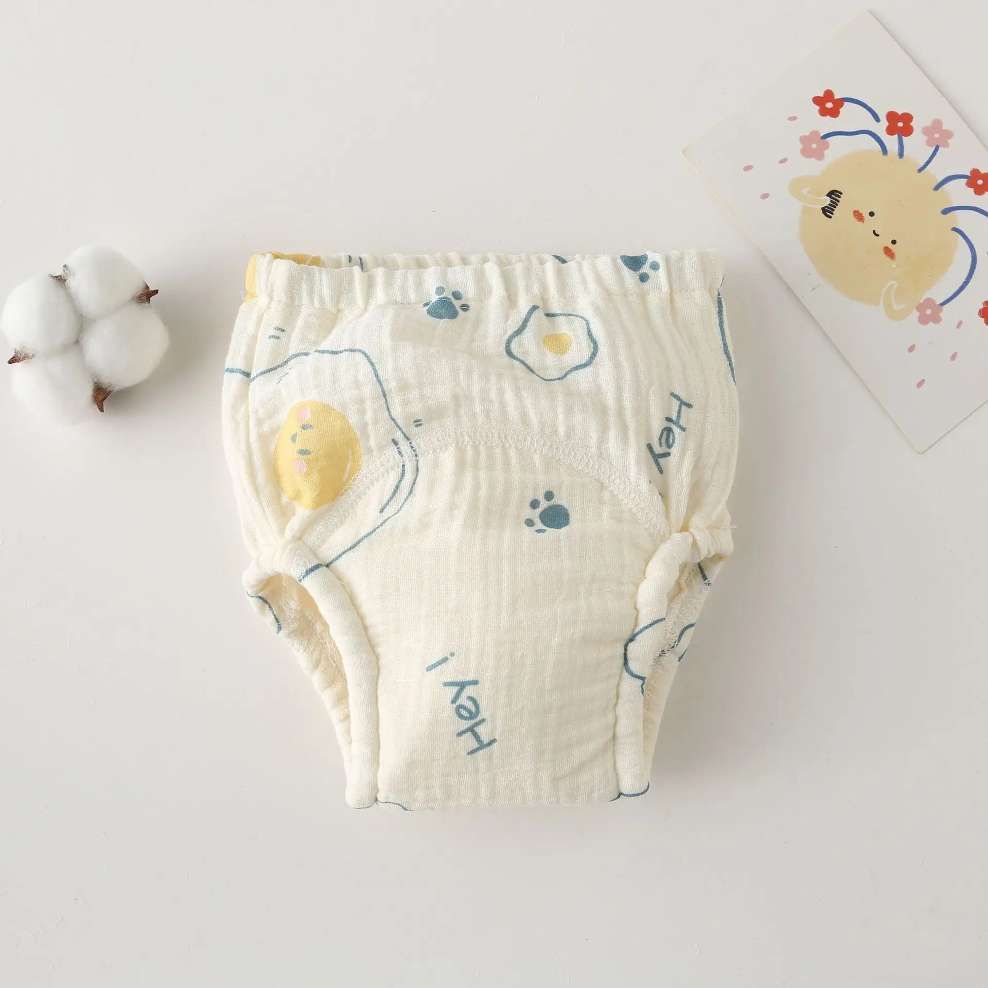Cotton Baby Waterproof Reusable Training Shorts and Nappies