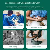 Postoperative Waterproof Underwear: Adult Hemorrhoid Surgery Waterproof Cover for Bathing 2