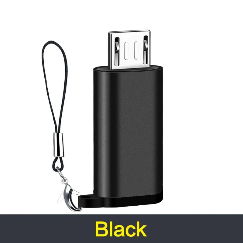 1/2/3/4Pcs Type C-마이크로 USB 어댑터, Type C Female-마이크로 USB Male 변환 커넥터 지원 충전 데이터 동기화 호환 가능