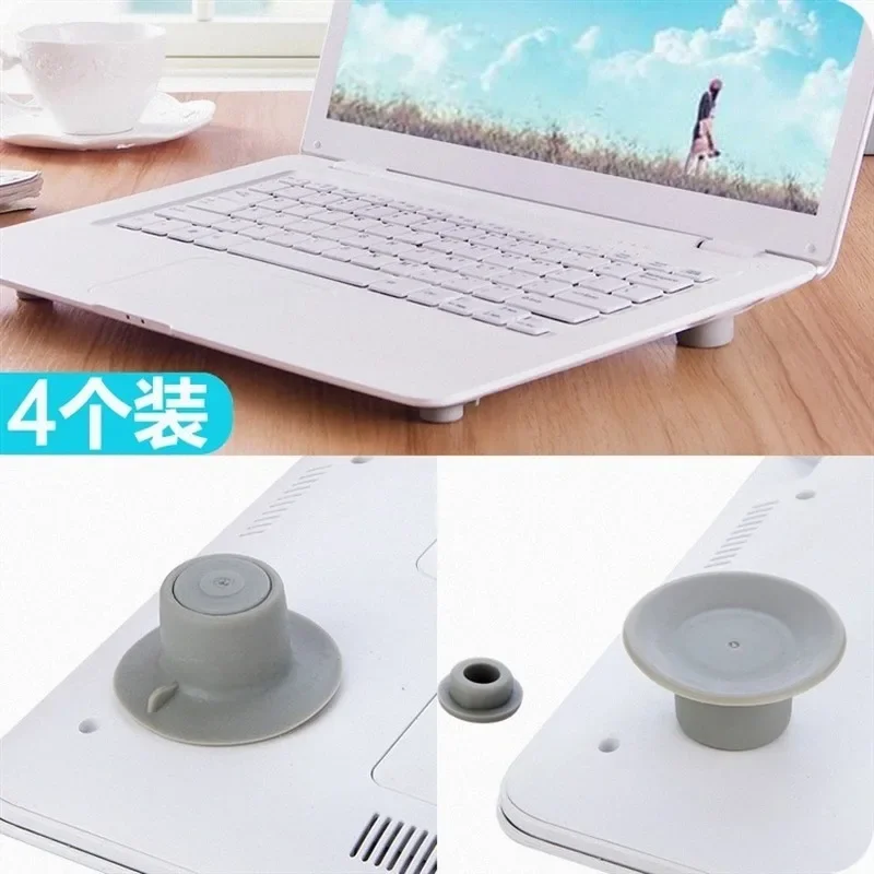 Notebook Accessory Laptop Heat Reduction Pad Cooling Feet Stand Holder 4pcs laptop cooling pad Office Table Accessories