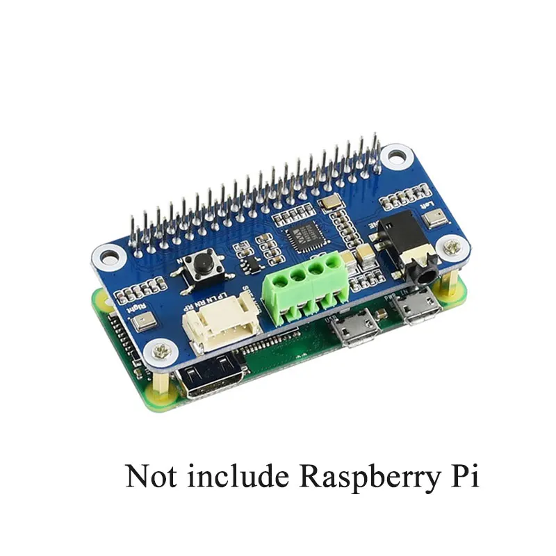 Raspberry Pi Hi-Fi Sound Card WM8960 Audio HAT Stereo Encoding Decoding Play Record Drive Speakers for Pi 4B 3B+ 3B Zero 2 W raspberry pi