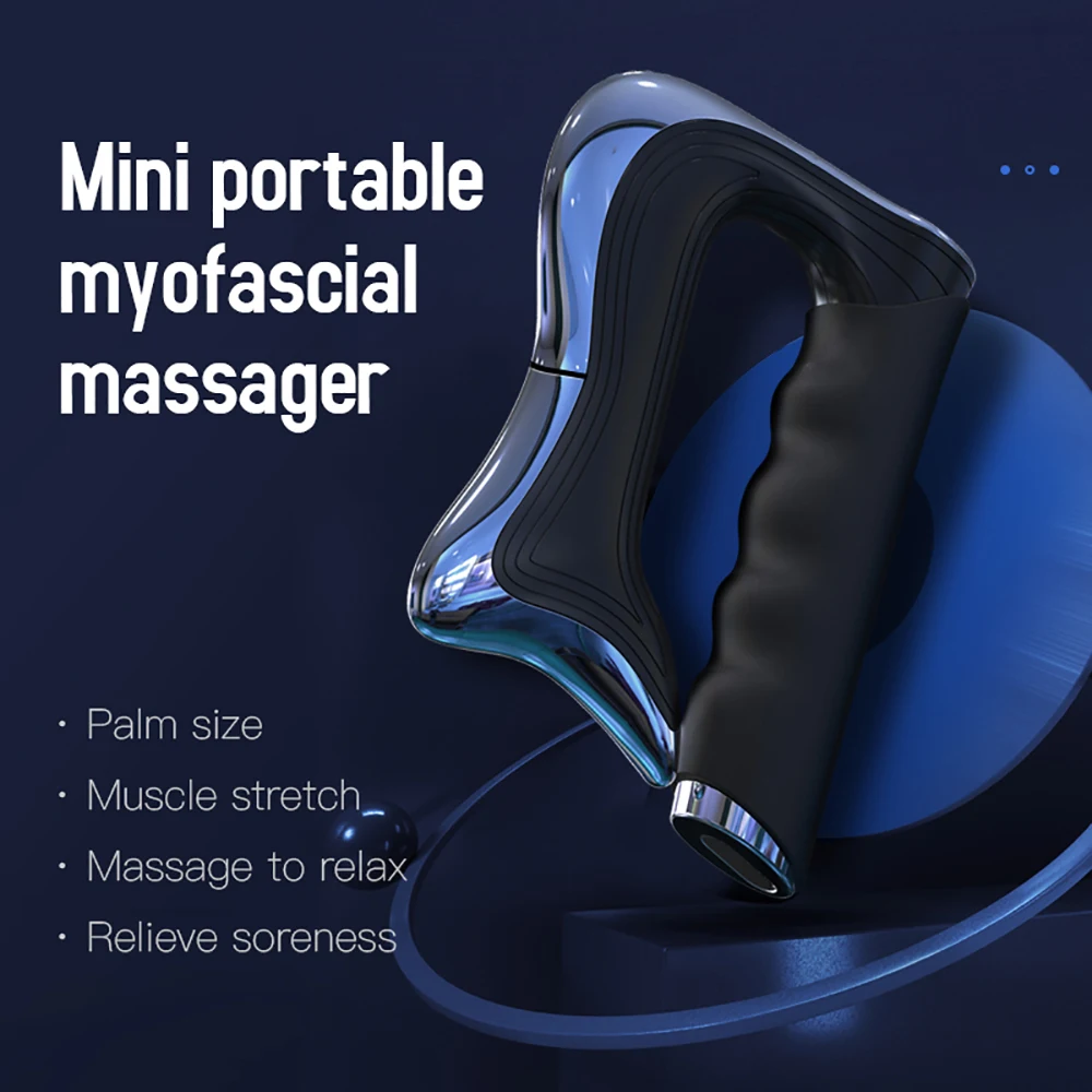 Electric Fascia Massager Body Scraping Microcurrent Vibration Muscle Relief Relaxation Body Lifting Guasha Massage Knife 2