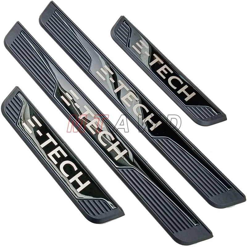 쉐보레 쉐보레 블레이저 EV E-TECH 액세서리 2024 스테인레스 크롬 자동차 문짝 씰 스커프 플레이트 가드 페달 보호대 스타일링