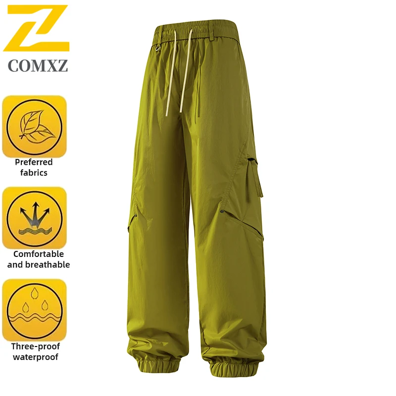 ​Men's  Anti-Wrinkle Cargo Pants Spring Waterproof Outdoor Hiking Camping Tactical Windproof Fishing Mountaineering Trousers​