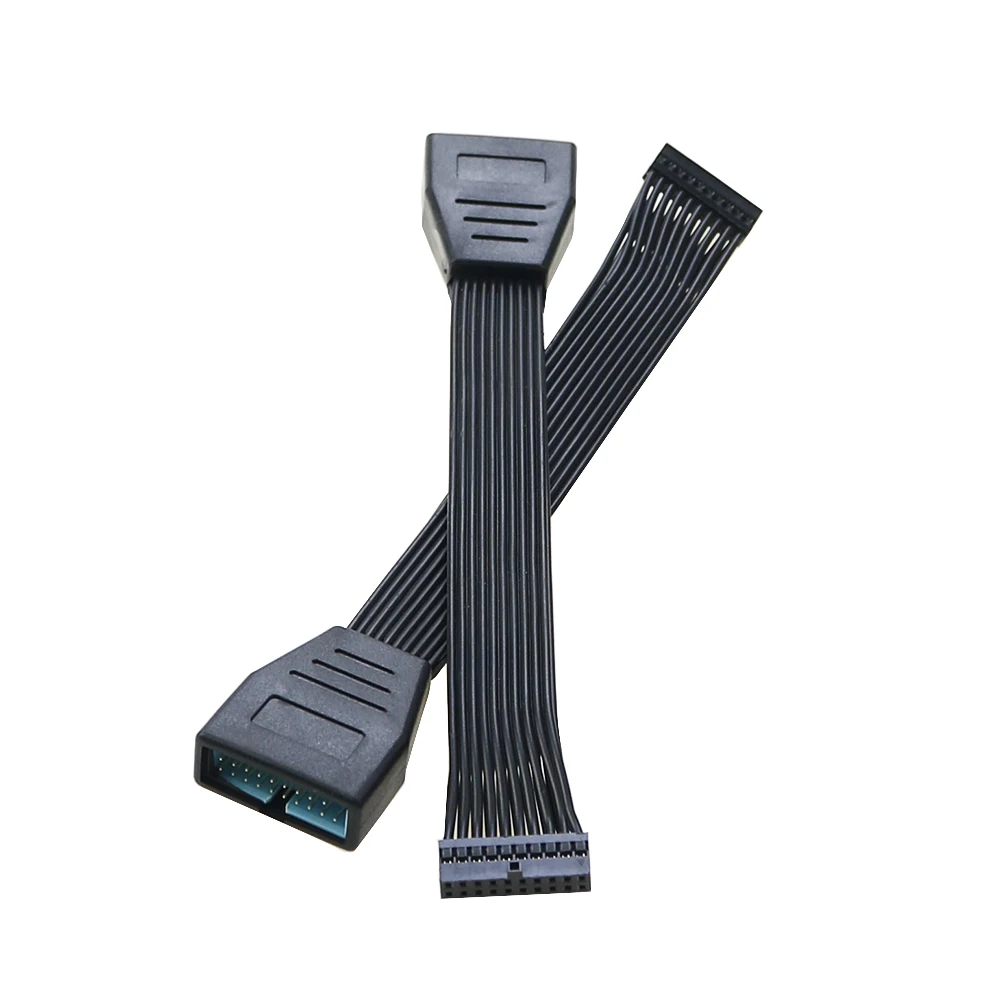 

1PCS Motherboard Mainboard USB3.0 19Pin 20Pin Female to USB 3.0 19pin 20 Pin Male Extension Conversion Connecting Cable