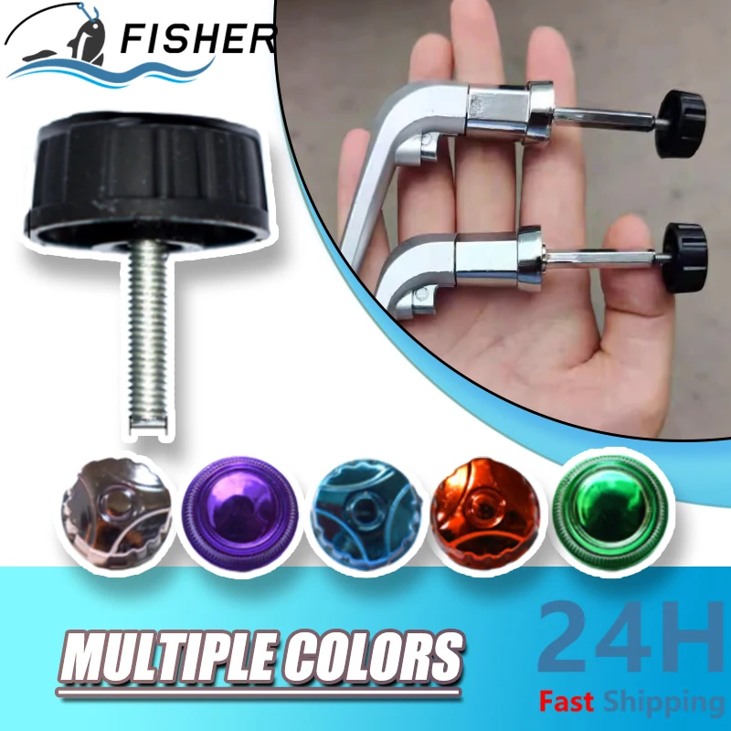 Maniglia di ricambio per mulinello Maniglia per mulinello da pesca Manopola Maniglia per filatura Impugnatura per bilanciere in metallo per accessorio mulinello da pesca spinning  18
