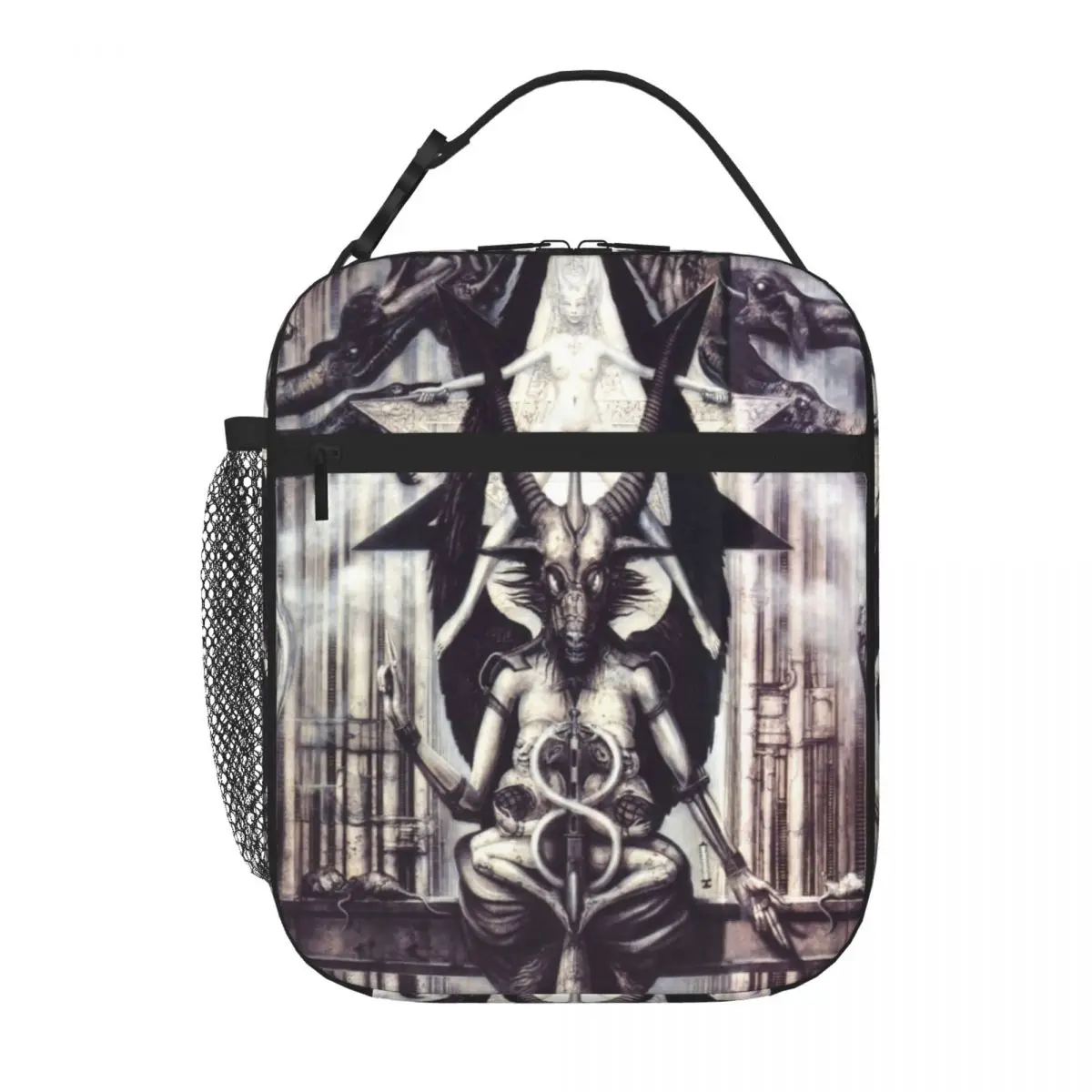Necronomicon Hr Giger Lunch Tote Lunch Box Cute Lunch Bag Lunch Bags For Women