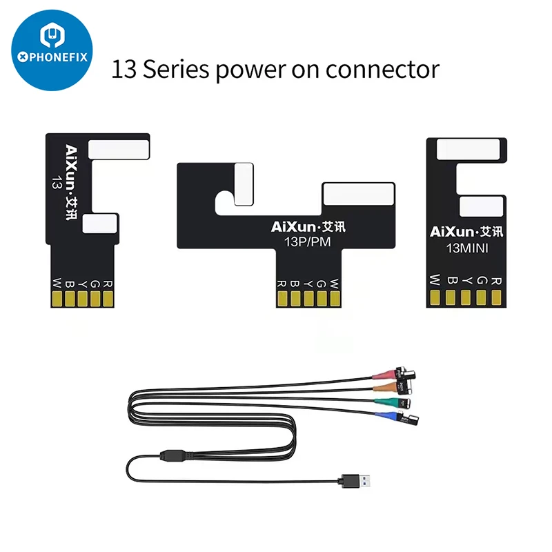 Power Supply Repair Tool Adjustable DC Power Supply One-key Boot Connector Test Cable for Phone 7-14 Pro Max Repair mobile phone test cable