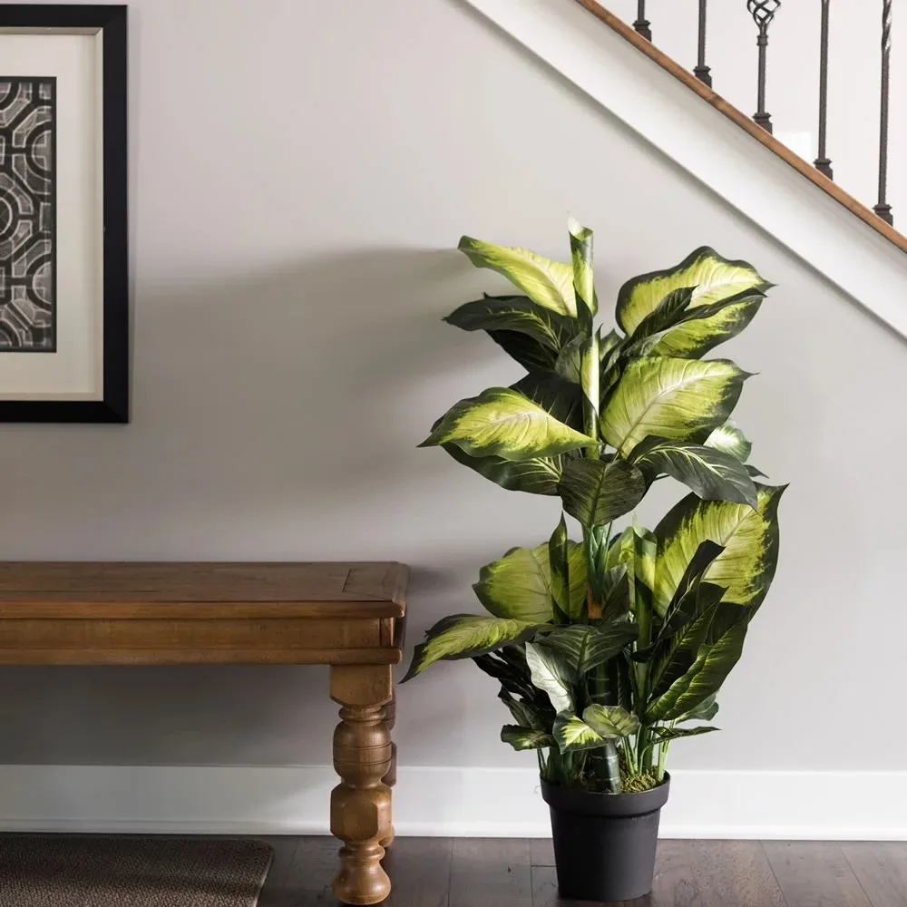 

Artificial Dieffenbachia Tree Lifelike Home or Office Decor Premium Bonsai Room Plants Decorations Festive Party Supplies Garden