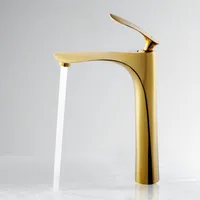 Modern Bathroom Sink Faucet Single Handle Deck Mounted Wash Basin Water Tap Hot And Cold Mixer 5