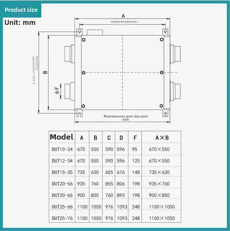 Green Island Fresh Air Fan Bidirectional Flow Full Heat Exchanger Commercial Fresh Air System Whole House Ventilation House