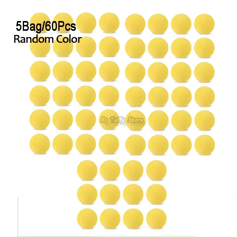 5/10bag EVA balles souples pour enfants à Air comprimé pistolet aérodynamique interactif pistolet de tir à Air bureau intérieur extérieur jeu de tir