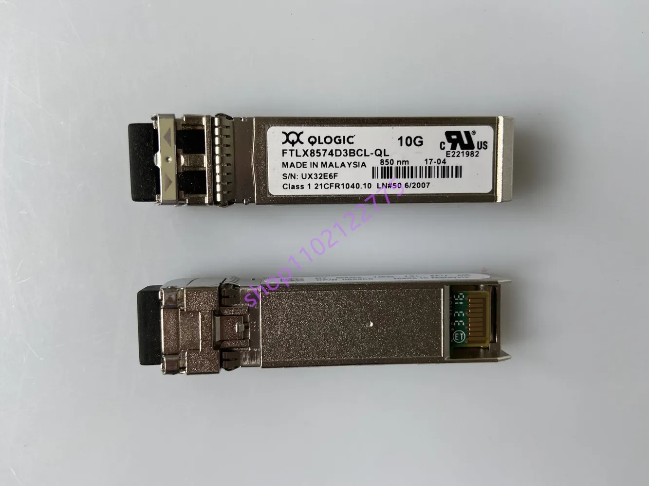 Qlogic Sfp 10gb/FTLX8574D3BCL-QL/0693C5/10G 850NM SFP+/Qlogic 10g Sfp Transceiver/Qlogic Fiber Optical Network Card Module dell 0wtrd1 sfp 10g sr ftlx8574d3bcl fc 850nm fiber optic transceiver module