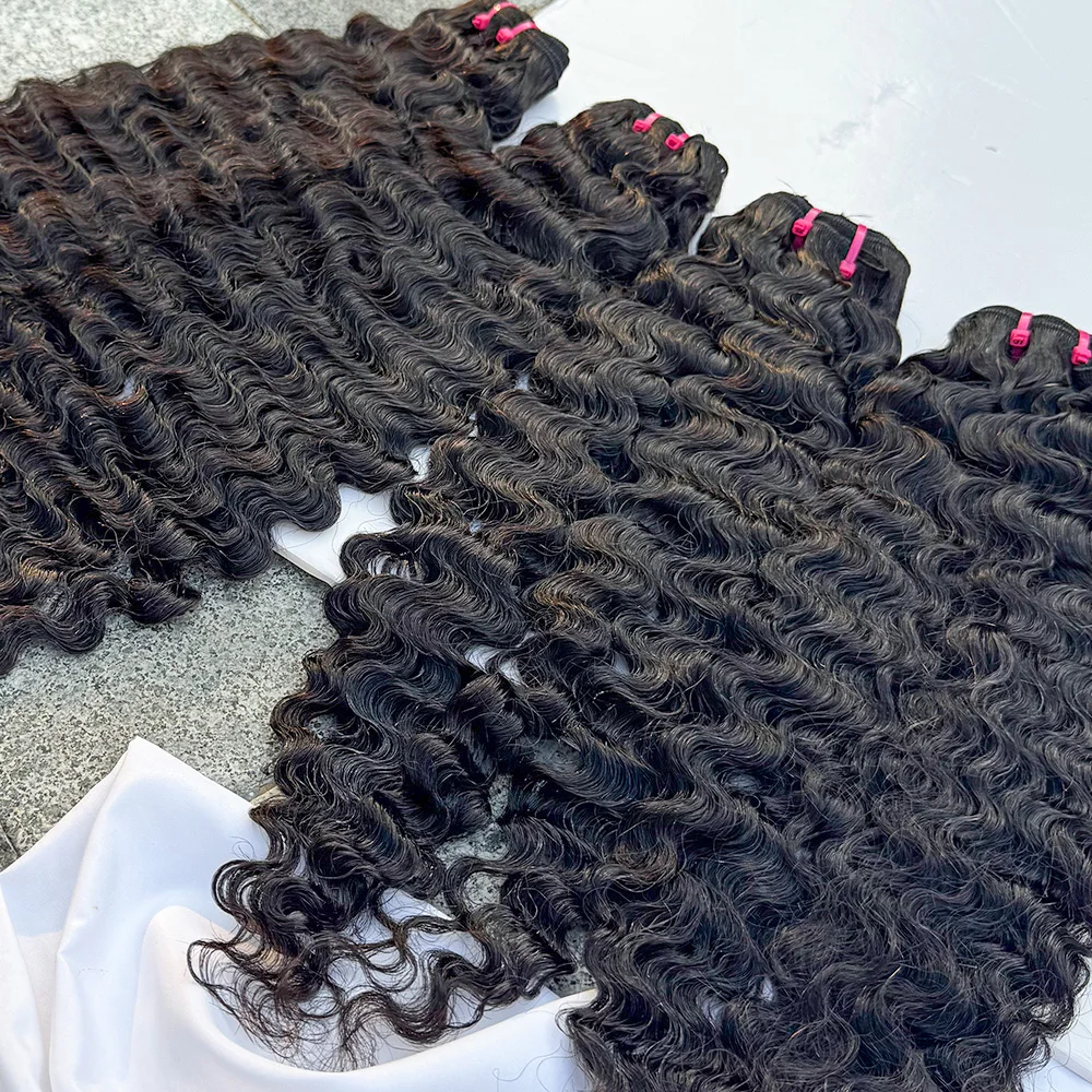 Burmese Curly 100% Human Hair Natural Color Bundles Weave Curly Human Hair Bundles Hair Extension for Black Women 100g/Bundle