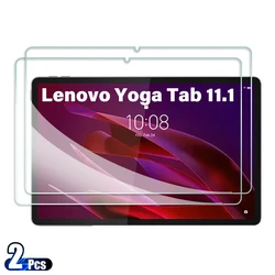 Premium Tempered Glass Screen Protector for 11.1 Tablets - 2 Pack, Anti - Scratch HD Film (2PCS - Yoga Tab 11.1)