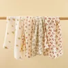 Baby Muslin Swaddle Blankets Baby Receiving Blanket Infant Wrap Bath Towel Baby Born Stroller Cover  Newborn Soft Quilt 2