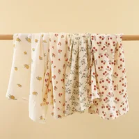 Baby Muslin Swaddle Blankets Baby Receiving Blanket Infant Wrap Bath Towel Baby Born Stroller Cover  Newborn Soft Quilt 2