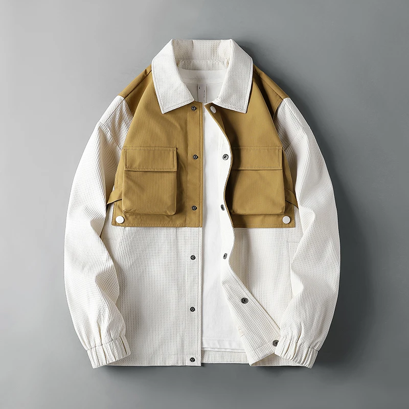 

Куртка Мужская ветрозащитная с длинным рукавом, на осень/зиму