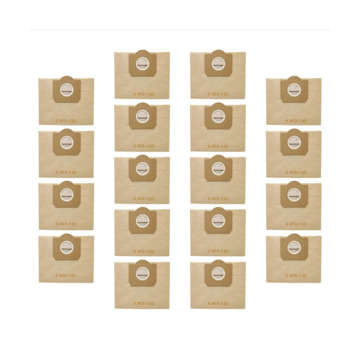 

Мешки для пыли WD3 WD3300 MV3 SE4001 SE4002 6,959-130 A2200 A2500 A2600 A2900, мусорные мешки, 18 шт.