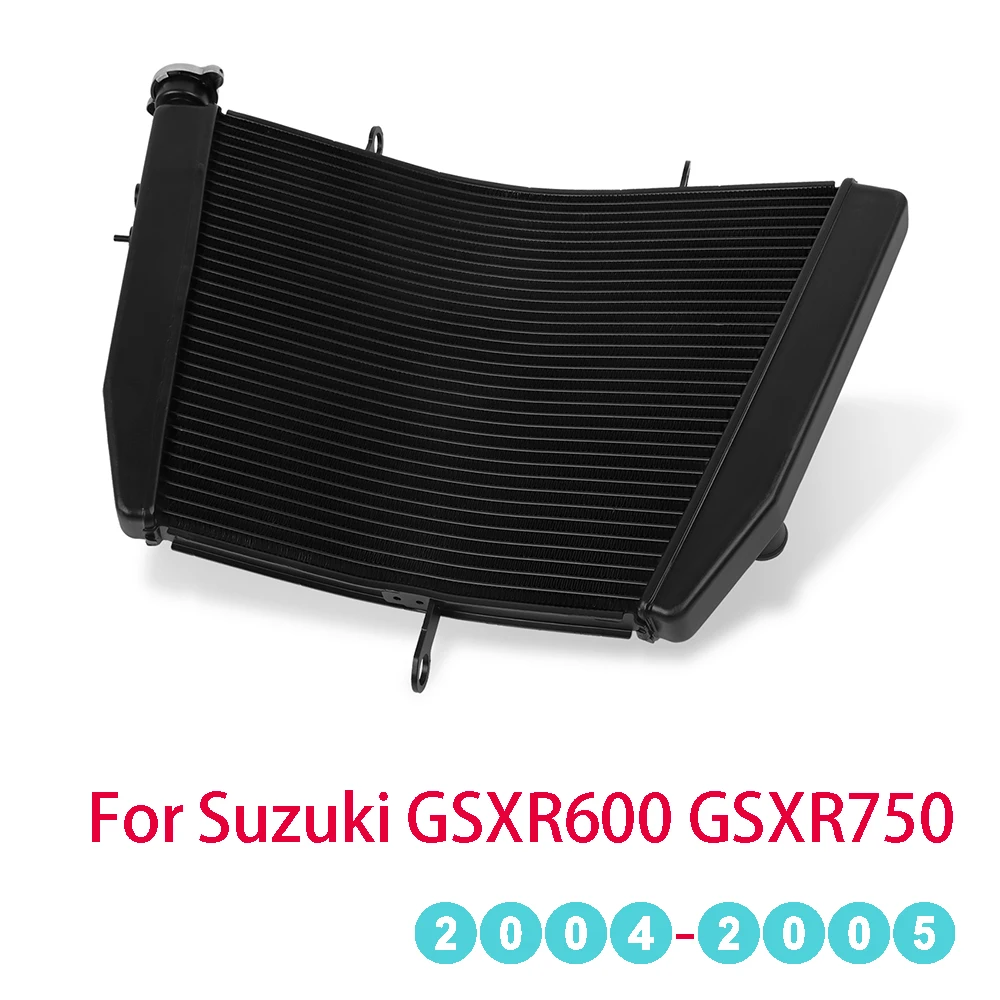 

Для Suzuki GSXR750 GSXR600 GSX-R GSXR 750 600 K4 K5 2004-2005, алюминиевый радиатор двигателя для мотоцикла, охлаждающий резервуар для воды