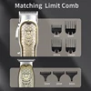 WAIKIL Professional Men's Electric Hair Clipper Set Facial Treatment Device Retro USB Charge Shaver Oil Head Carving Machine 5
