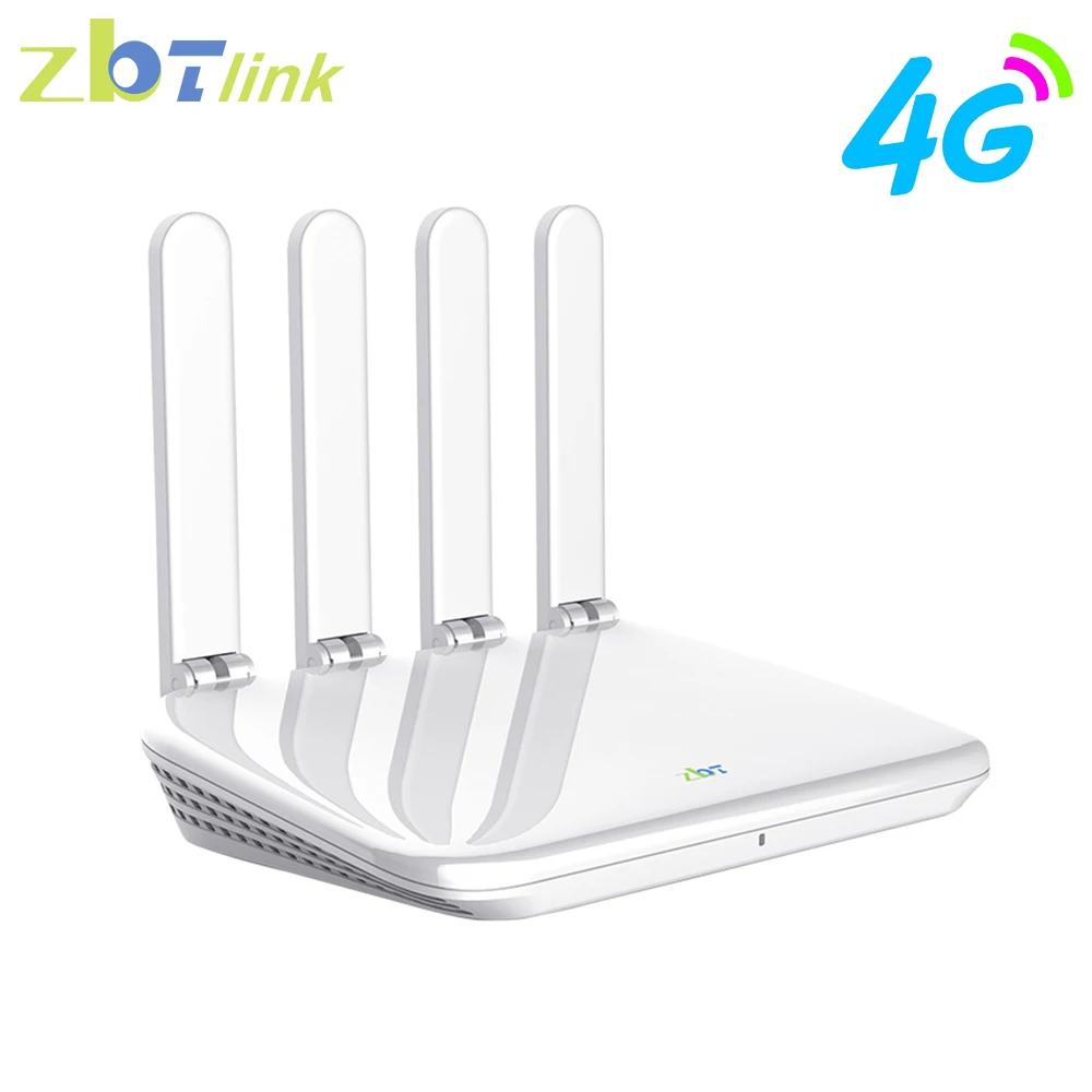 Zbtlink-roteador Wi-fi sem Fio Banda de Frequência da Antena Cartão Sim Nano Rj45 Lan 4g Ec200a-euha Modem 300mbps B20 B28