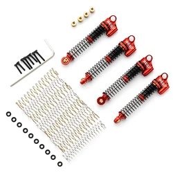 RCGOFOLLOW 57MM Metal Damping Shock Absorber Oil Damper For 1/24 Axial SCX24 Jeep Gladiator Negative Pressure Shock Damper