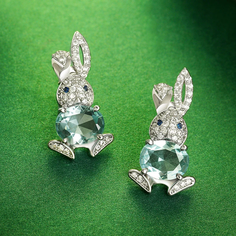 Flpruy Koala/gatto/coniglio in argento sterling 925 per ragazze