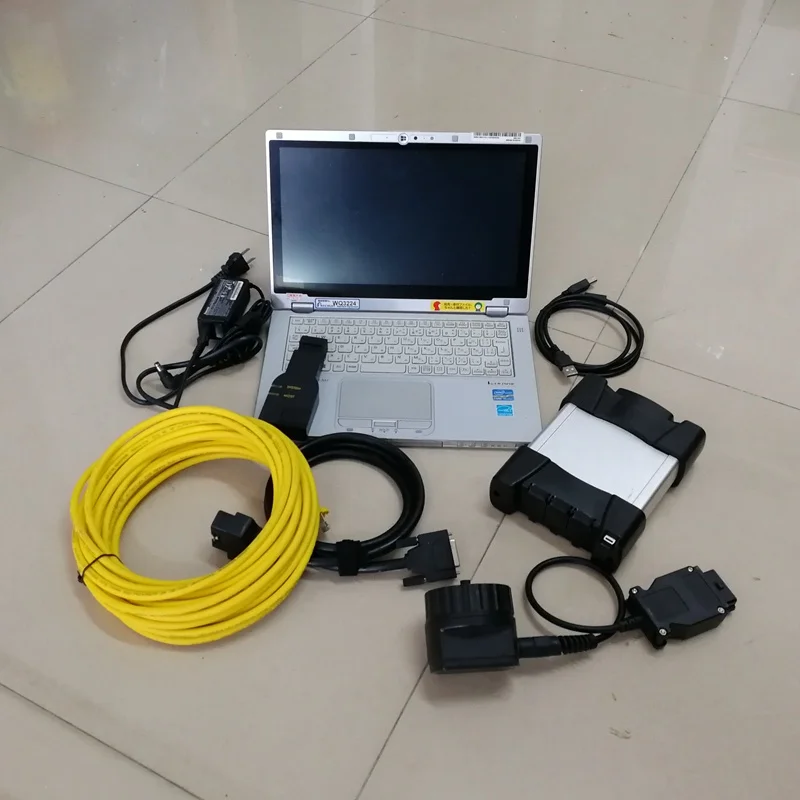 

Auto Diagnostic Tool Laptop CF-AX2 Tablet I5 CPU 8g Expert Mode For B-MW ICOM Next with 1TB MINi SSD V06.2024 Software