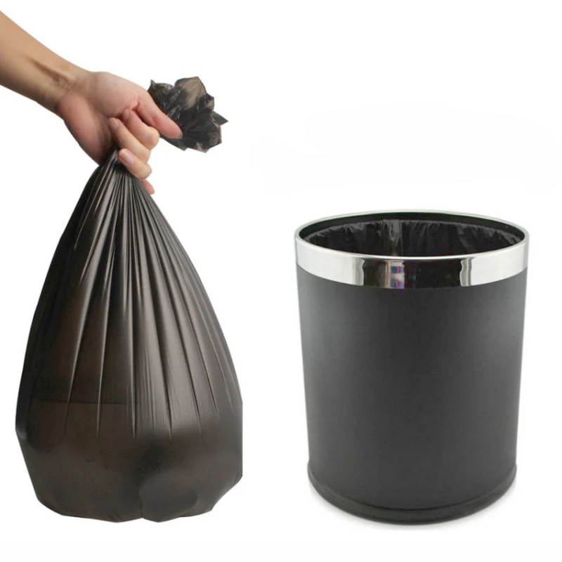 Disposable Trash Bags 1 Roll 50*60cm Household Kitchen Storage Garbage Bags Cleaning Waste Plastic Bags