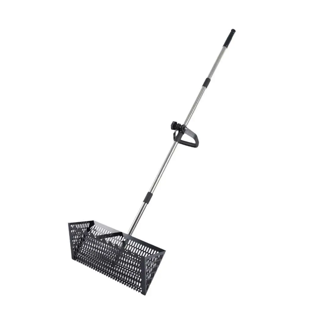 Sand Sift Rake Long Handle, Easy Grip Handheld Sand Sifter for Garden Soil