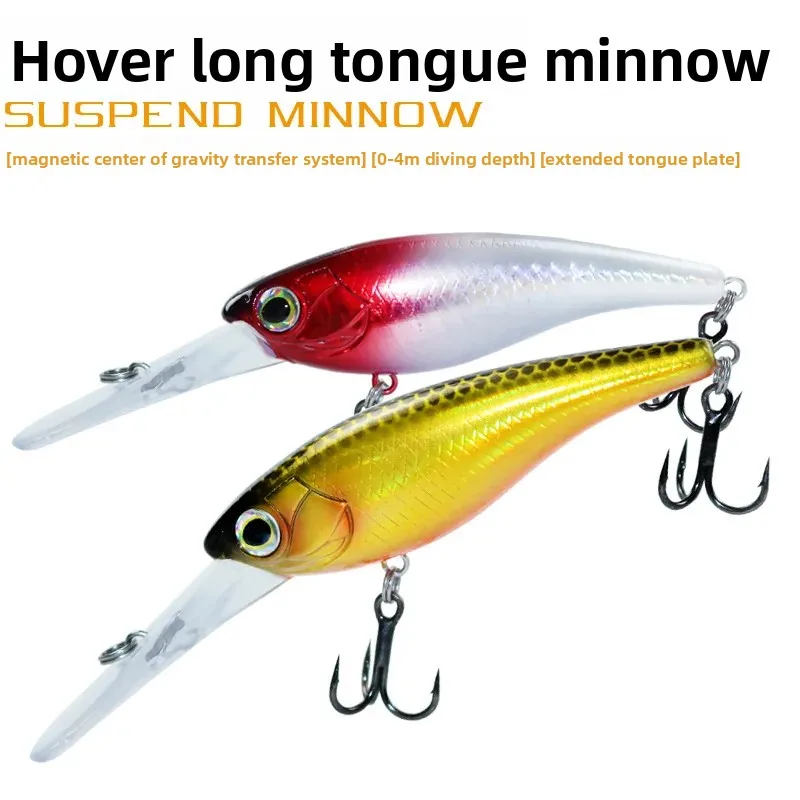 Suspending Jerkbait Crankbait Minnow 60mm 6g 70mm 10g Shad Hard Bait Deep Diver Tiefe 2-4m Angelköder Long Casting