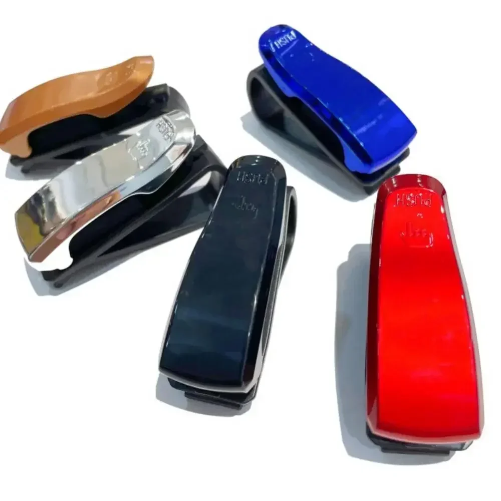 1/2PCS Car Glasses Box Seat Multifunction Portable Car Bill Clip Universal Glasses Frame Auto Interior Accessories