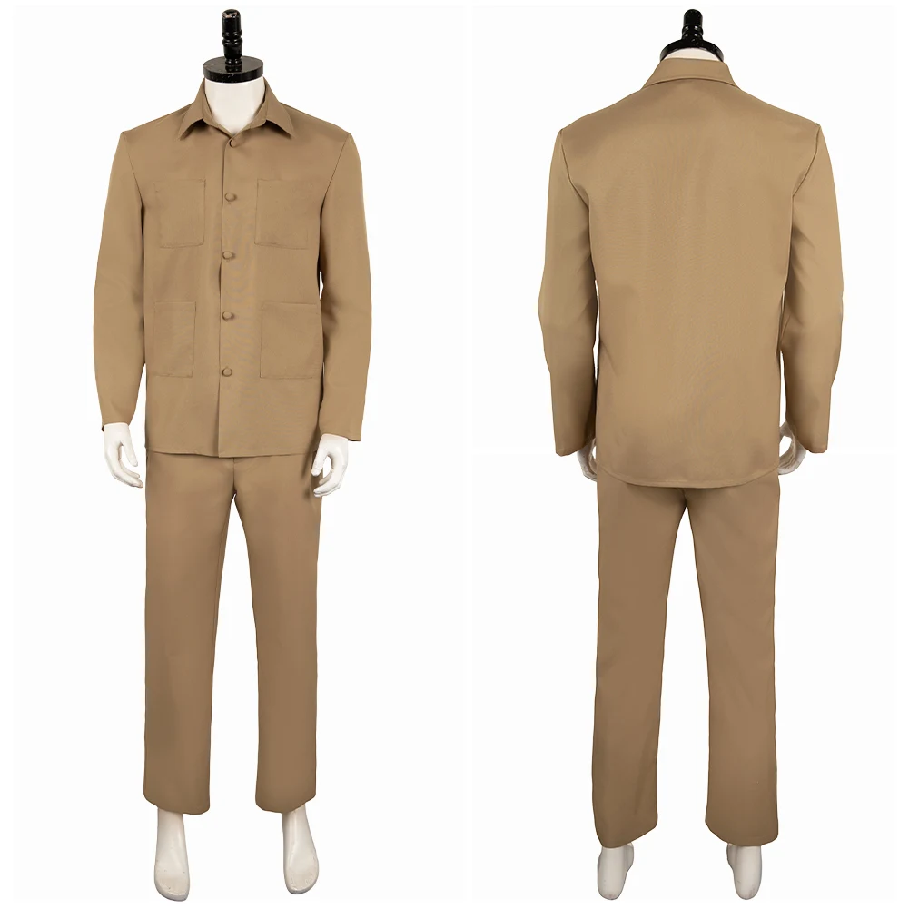 thumbnail image 1 of Disfraz de El Hoyo 2 para hombre de la prisión, disfraz para adulto, uniforme, chaqueta, camisa, pantalones, ropa para fiesta de carnaval y Halloween, 1 of 5