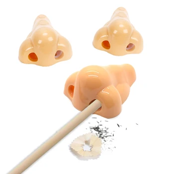 1 pezzo creativo temperamatite per naso divertenti strumenti per tagliare le matite per bambini studente di cancelleria forniture per ufficio scolastico regalo per bambini