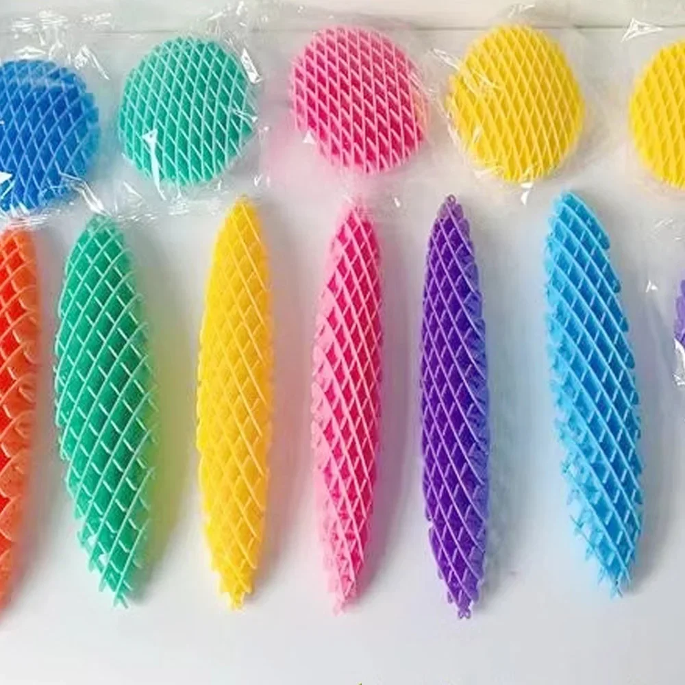 Fidget Worm Novel Toys Six Sided Small Worm Decompression Artifact Stress Relief Weird Worms Fidget Toy Kids Hand Relief Toy fidget toy sensory fidget toy anti stress toy