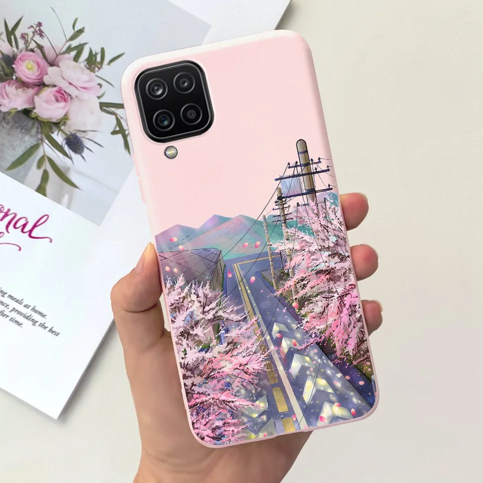 NEW Design For Samsung Galaxy A12 Case Silicone TPU Back Cover For Samsung A12 M12 F12 Galaxy M12 India  Funda Couqe Bumper