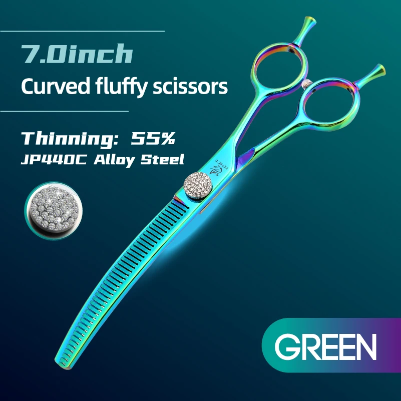 フェニーチェ グルーミングはさみ ダイヤモンドネジ 7.25 インチ