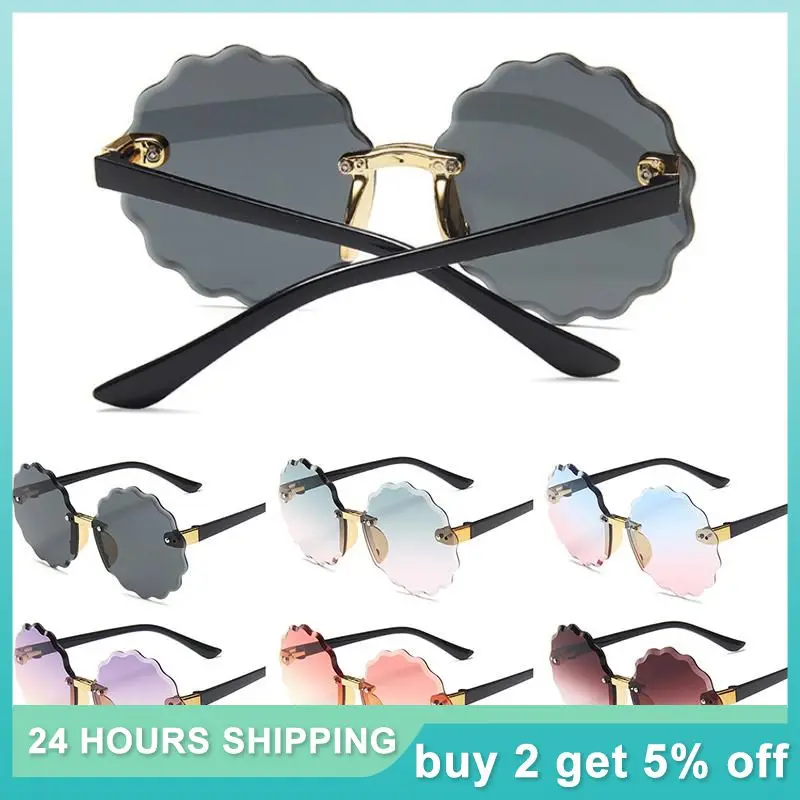 Flowerframe Allmatch Vintage Kids Sunglasses Child Sun Glasses Round