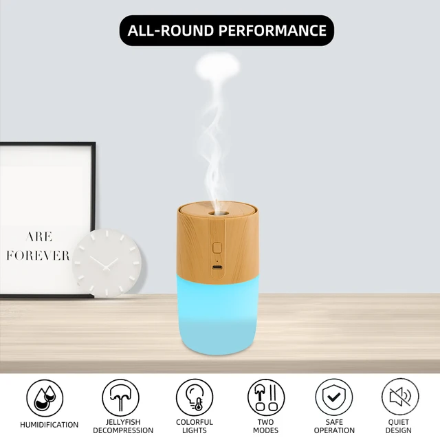 300ml Wood Grain Oil Diffuser 6