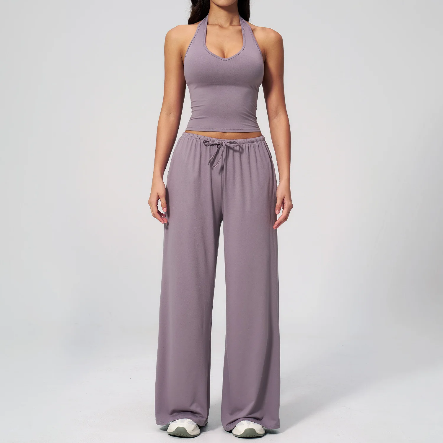 Yoga Sport Outfit For Woman Fitness Women's Two Pieces Pant Sets Suits Tracksuit Sportswear Woman Gym Yoga Workout Clothes 2