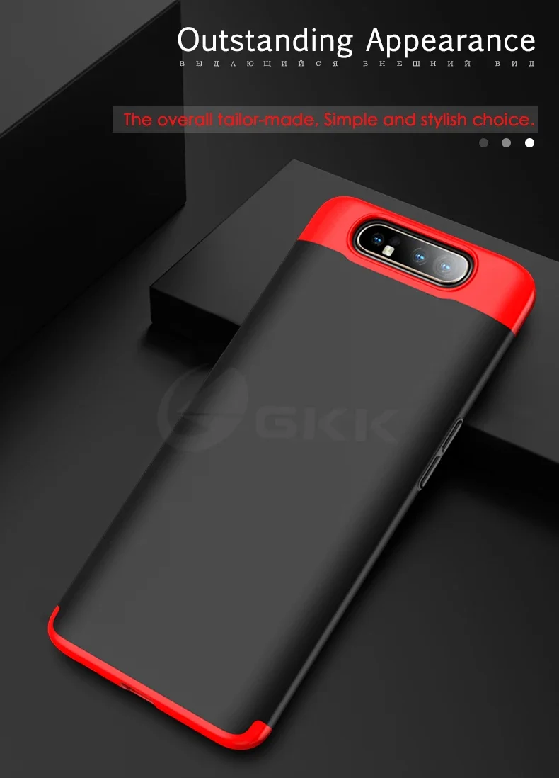 Original Case for Samsung A80 Lifting Camera Case Shockproof Protection Armor Ma