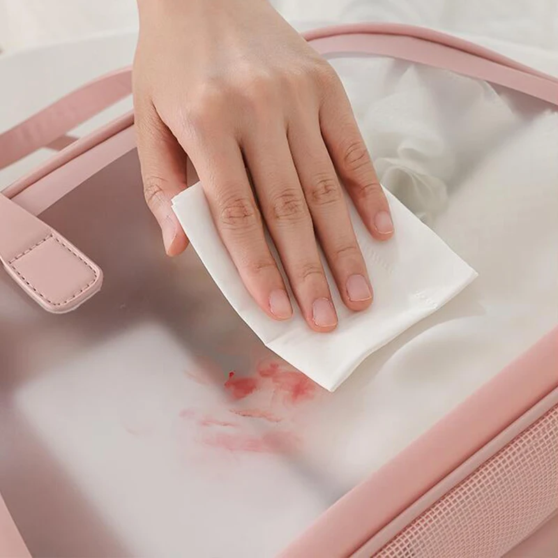 Women Portable Travel Wash Bag Female Transparent Waterproof Makeup Storage Pouch Large Capacity Cosmetic Organizer Beauty Case