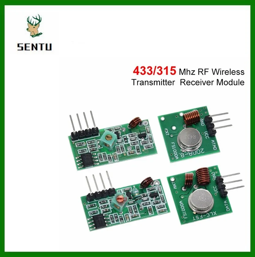

TZT חכם אלקטרוניקה 433Mhz RF משדר ומקלט מודול קישור ערכת לarduino/ARM/MCU WL diy 315MHZ/433MHZ אלחוטי