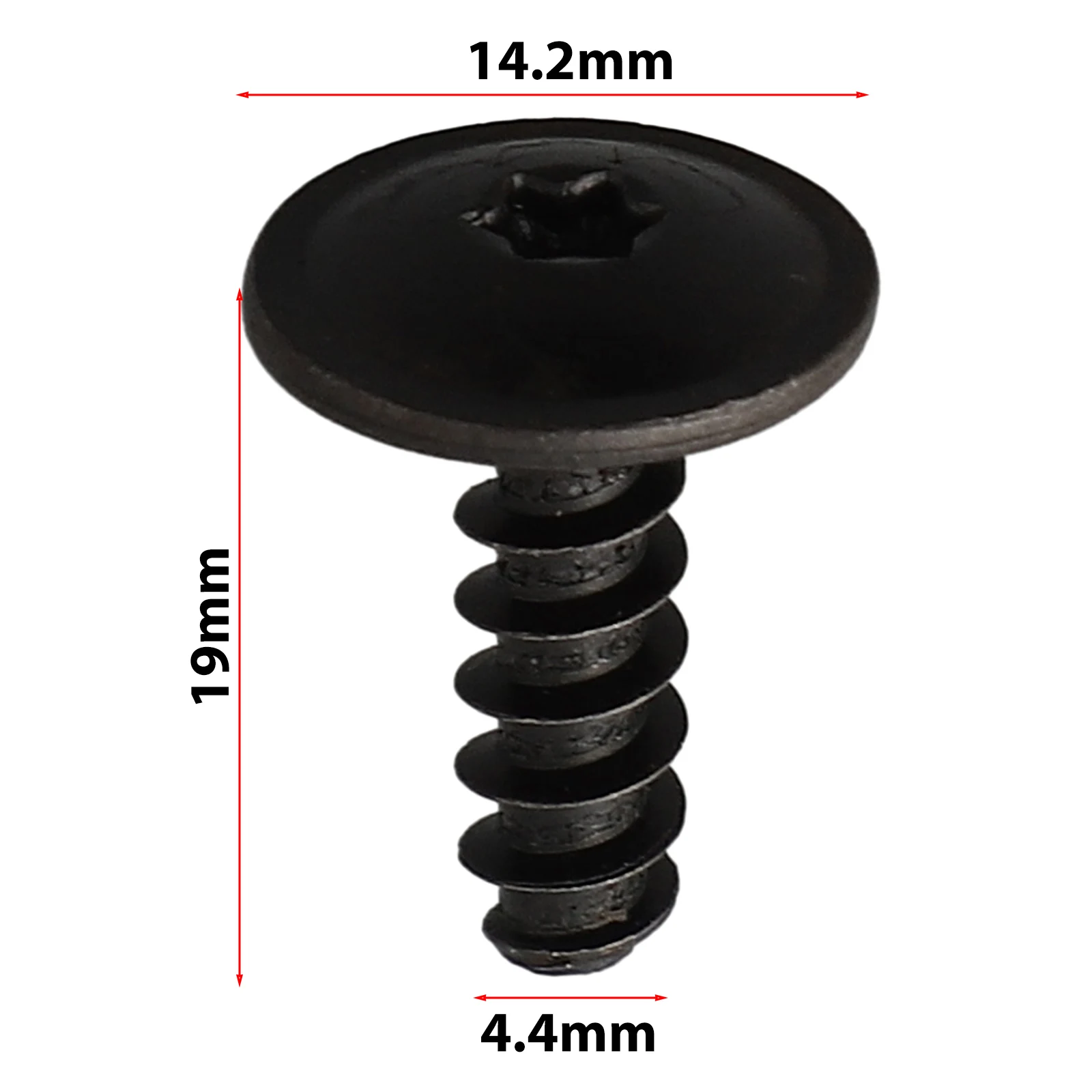 40pcs Car Fender Liner Screw Splash Guard Screws Retainer T25 Torx Drive For Golf N90775001 Mudguard Fastener Clips