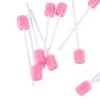 100pcs Cleaning Mouth Swabs Foam Sputum Sponge Stick For Oral Medical Use Oral Care Disposable Oral Care Sponge Swab Tooth 5