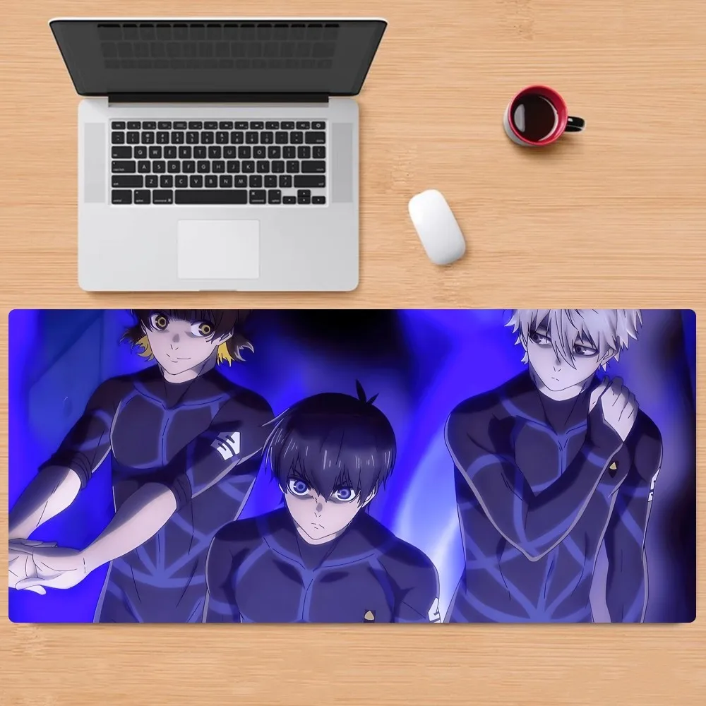 Anime BLUE LOCK Mouse Pad Non-slip Lockedge Office Student Gaming Thickened Large Writing Pad Cushion 2