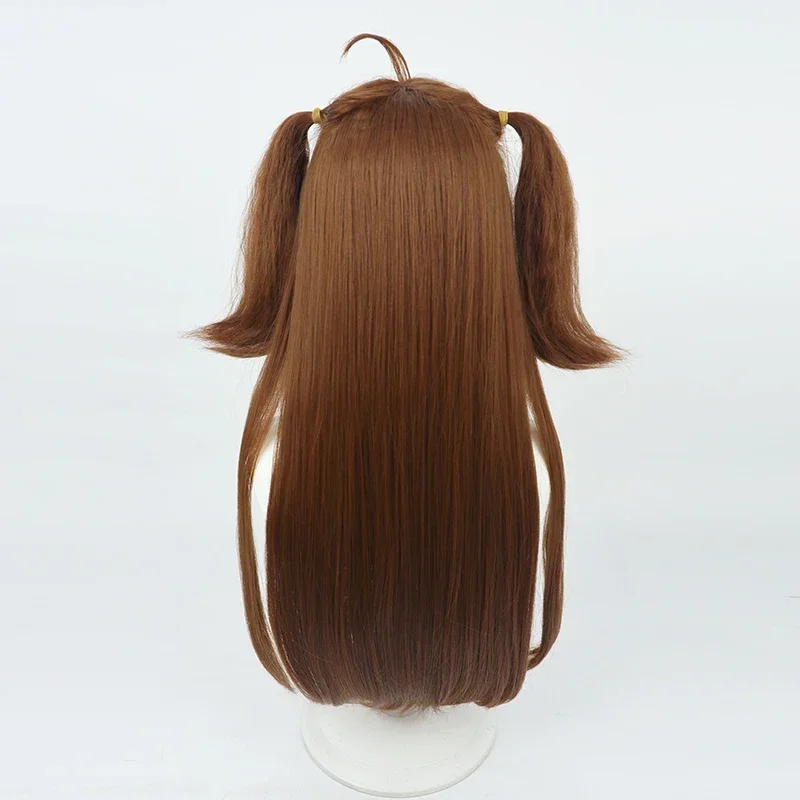 Anime Kirarin Revolution Kirarin Cosplay Perücke braun Pferdes chwänze hitze beständiges Haar für Halloween Kostüm Rollenspiel Party Perücken – Detail 3